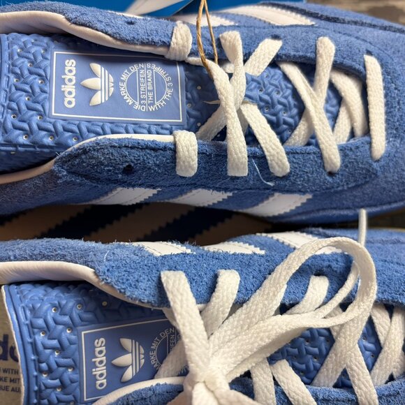 NWT Womens Adidas Gazelle Indoor Athletic Shoe - Blue Fusion, Size 8 - Picture 9 of 10